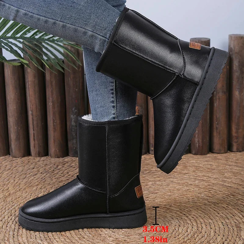 Women's Waterproof Platform Snow Boots Nordelane, view 6 - Elena Harper