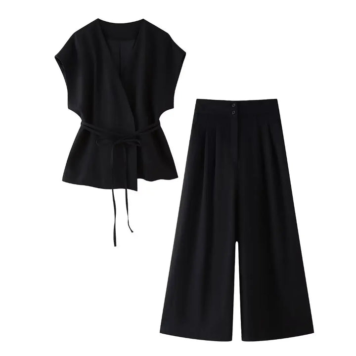 Lia Soft Elegant Pants, view 2 - Elena Harper