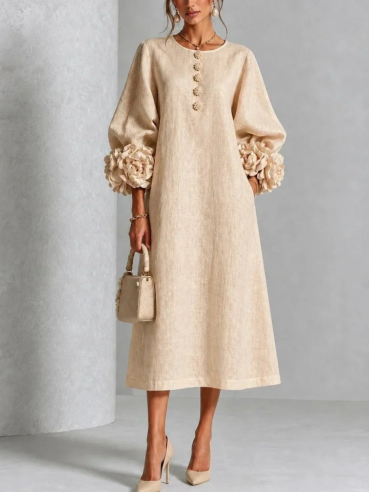 MIDILENGTH ROMANTIC DRESS FOR WOMEN