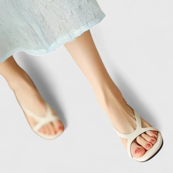 Viviana | Orthopaedic sandals with T-strap and open design