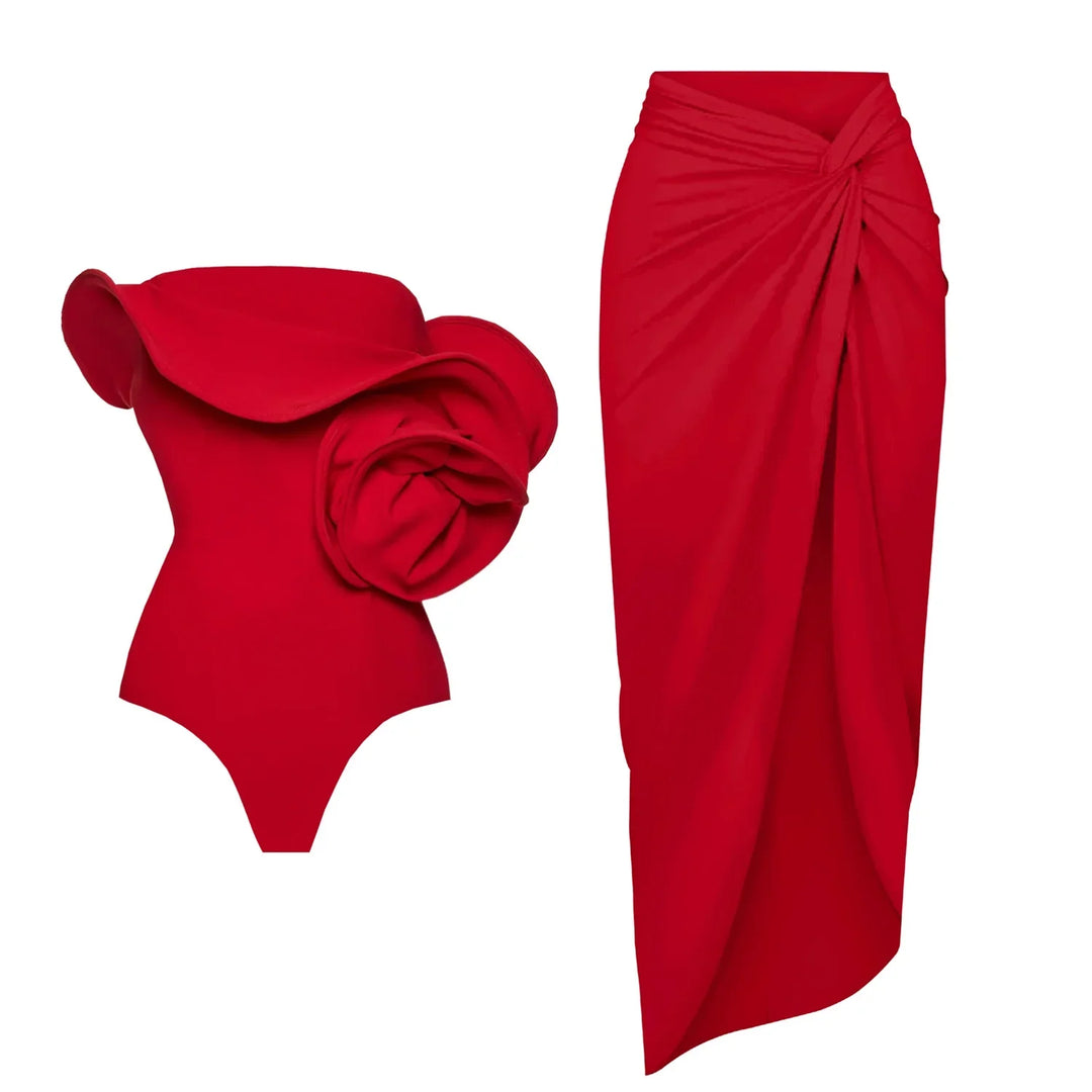 Beautifully Finished Bathing Suit in a Timeless Design, view 10 - Elena Harper