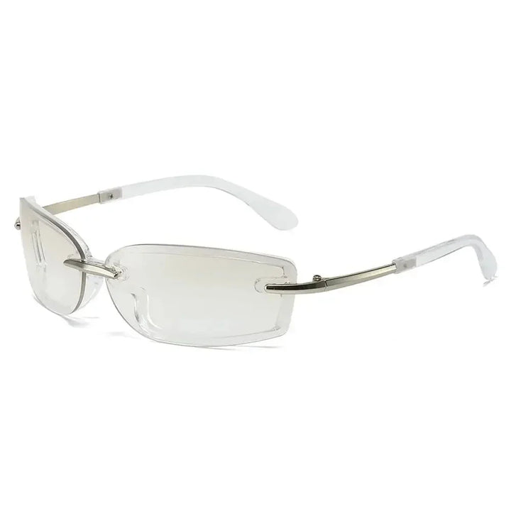 Linda Elegant Metallic Sunglasses, view 8 - Elena Harper