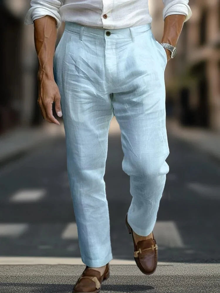 Alaric - Tailored Linen Pants