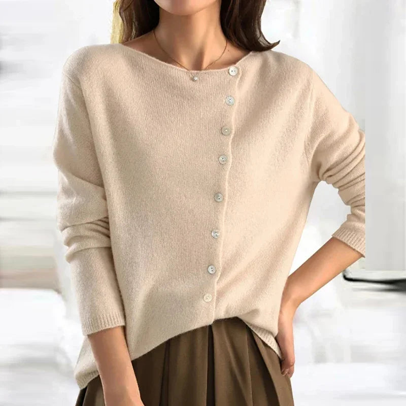 WARM SWEATER WITH TEXTURE FOR WOMEN