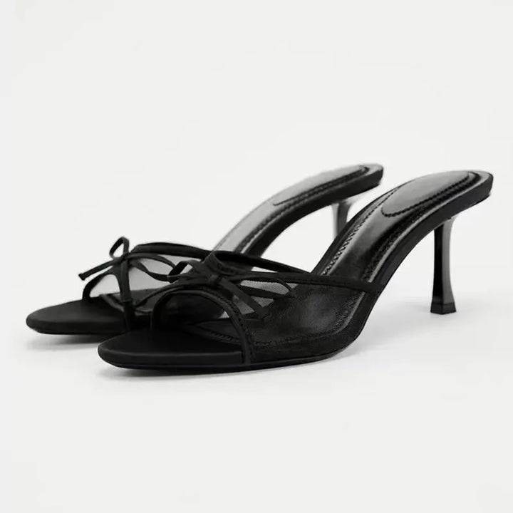 Ginepra Delicate Mule Sandals, view 3 - Elena Harper