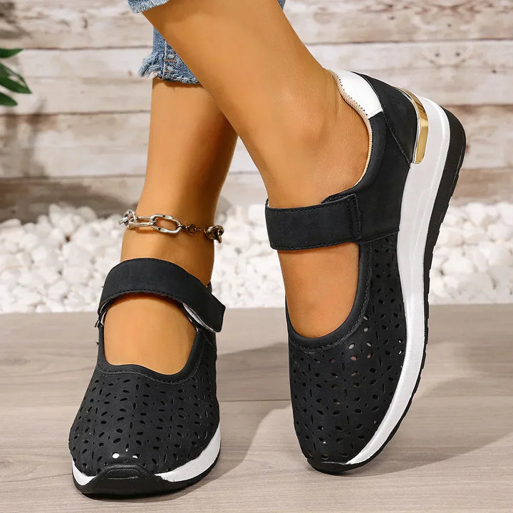 Thea - Women's Airy Orthopaedic Summer Shoes with Footbed
