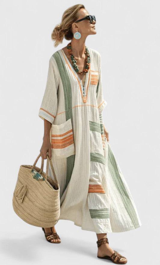Elegant Kyvanna™ maxi dress by Emma & Rose Cape Town, featuring flowing fabric and a stylish, graceful silhouette.