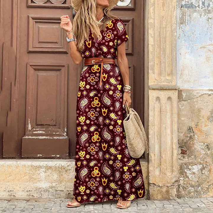 PRINTED DRESS FOR WOMEN