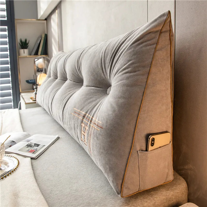 Large Cotton Cushion Soft and Comfortable Perfect for Bed and Couch Luxurious Appearance, view 8 - Elena Harper