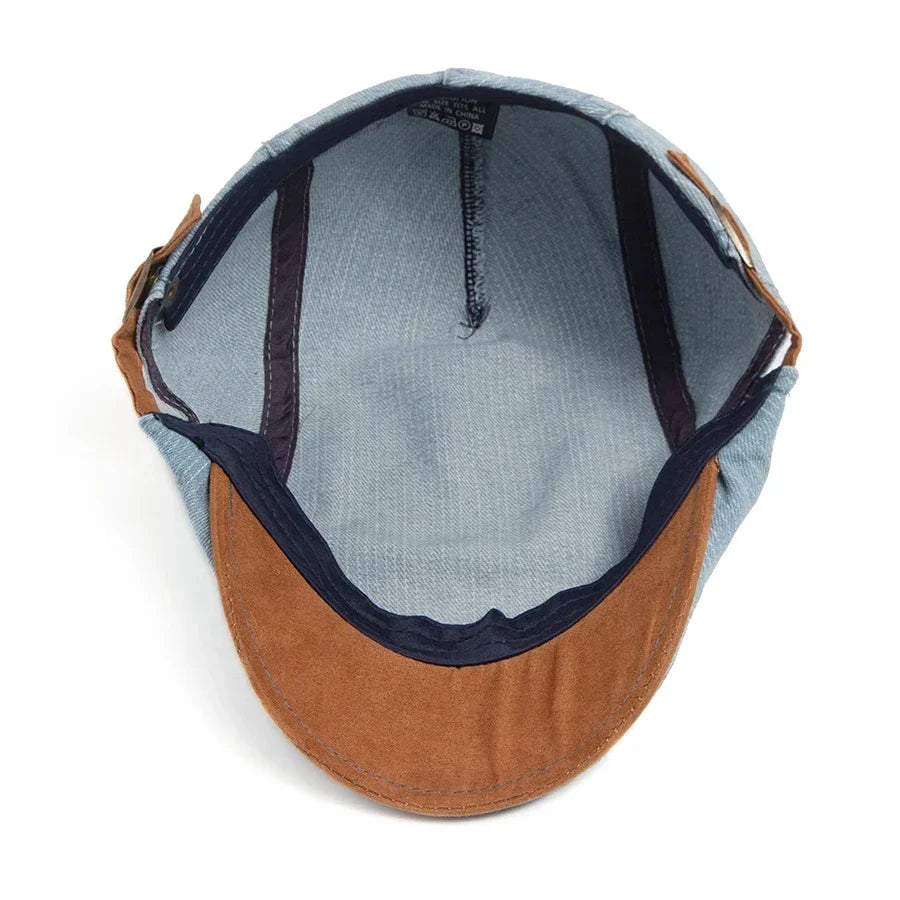 Denim Cap for Men - Elena Harper
