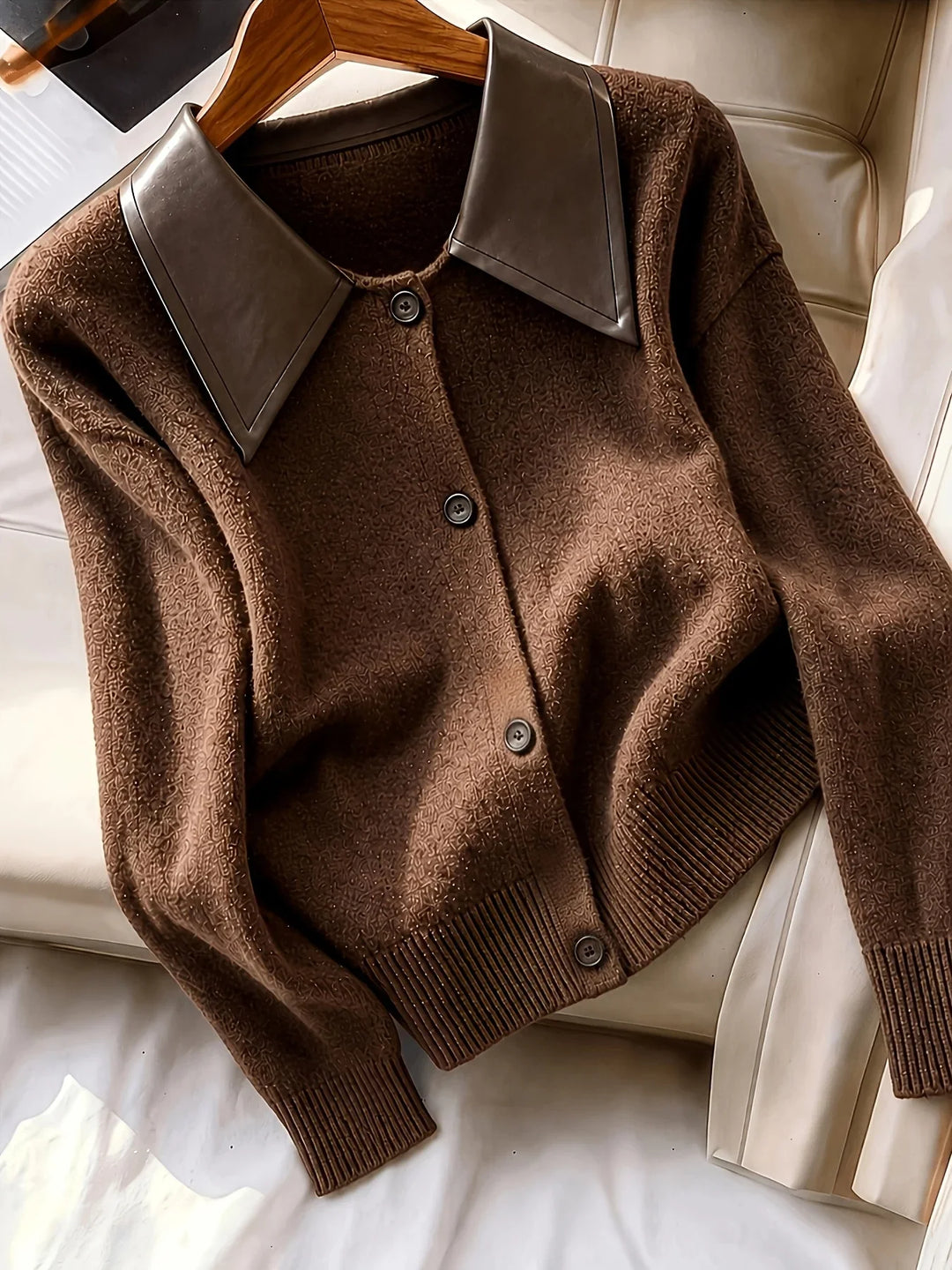Sebastiana Soft Knit Sweater, view 2 - Elena Harper