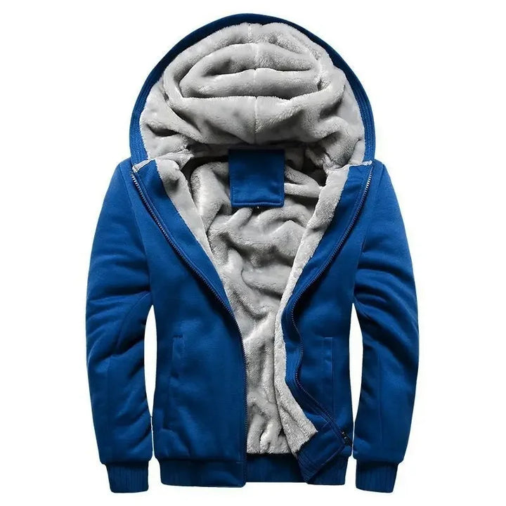 Men's Hooded Quilted Jacket Warm, Comfortable, and Modern, view 2 - Elena Harper