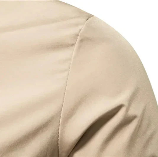 Lightweight Men's Zip Bomber Jacket – Casual Jacket with Ribbed Trim