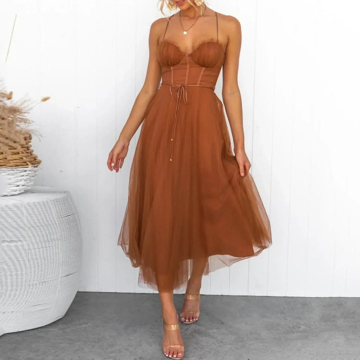 Madeline - Mesh Evening Dress
