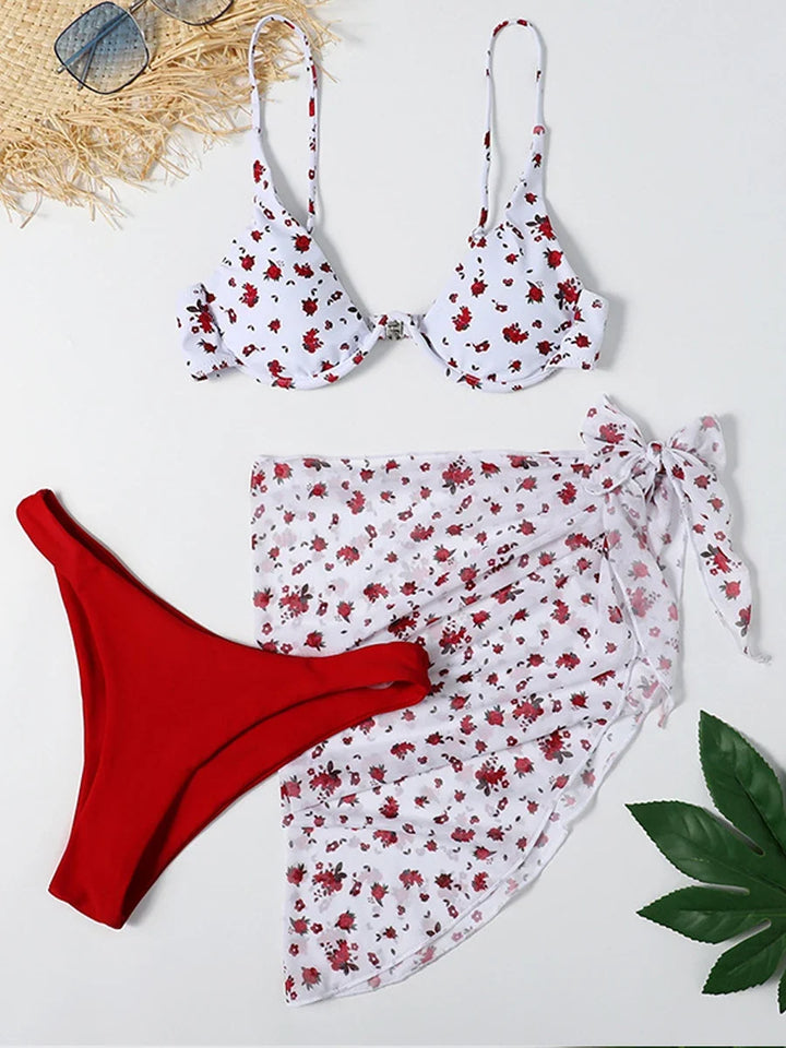 Beautifully Finished Bikini in a Timeless Design, view 3 - Elena Harper