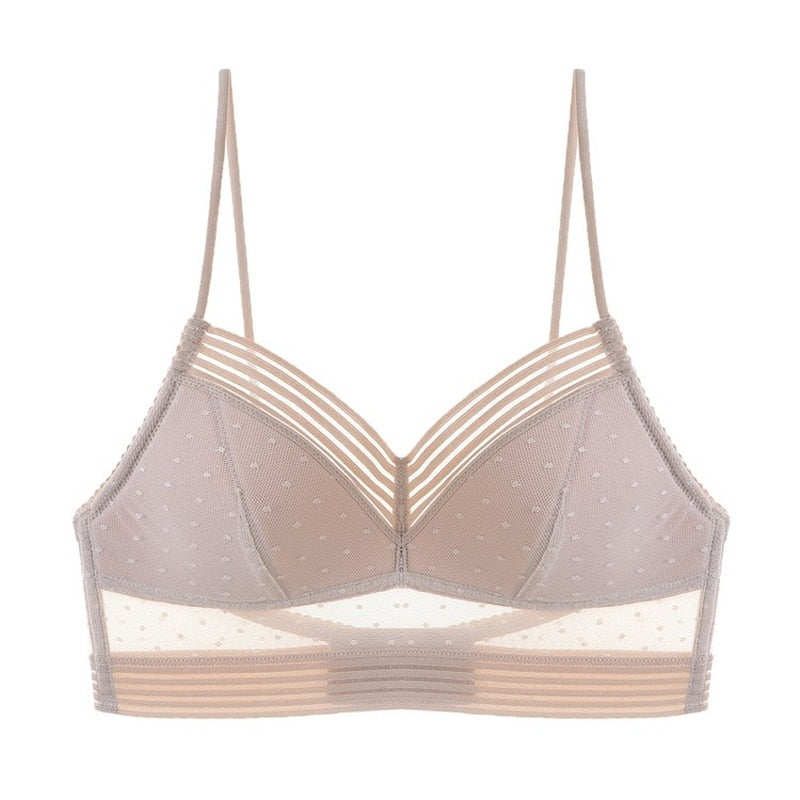 Women's Low Back Lace Bralette, view 6 - Elena Harper