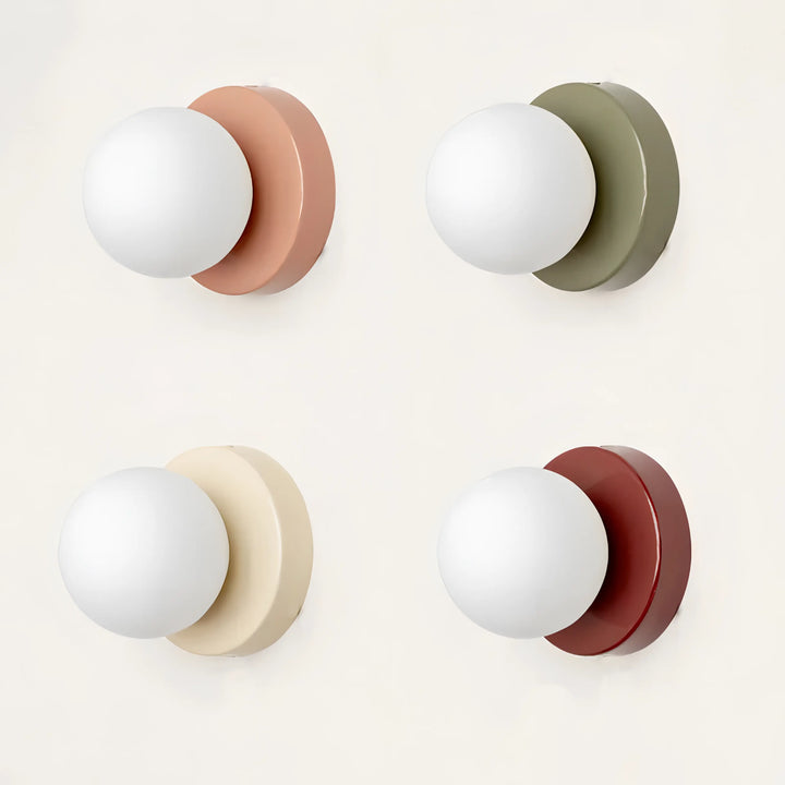Wall Lamp Scandinavian Minimalist with Glass Shade