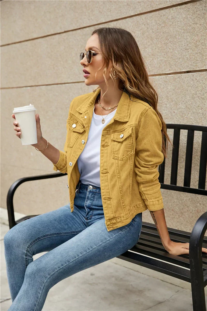 MACKENZIE Denim Jacket, view 8 - Elena Harper