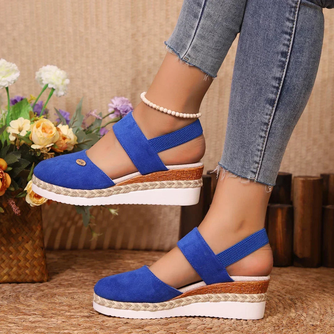 Lyra™ | Wedge Gladiator Sandals