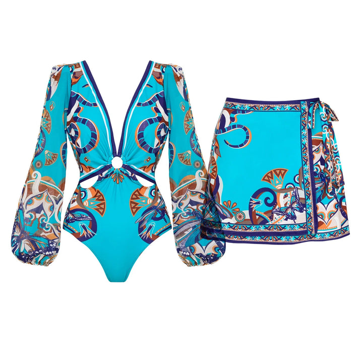 Beautifully Crafted Bathing Suit in a Classic Style, view 5 - Elena Harper