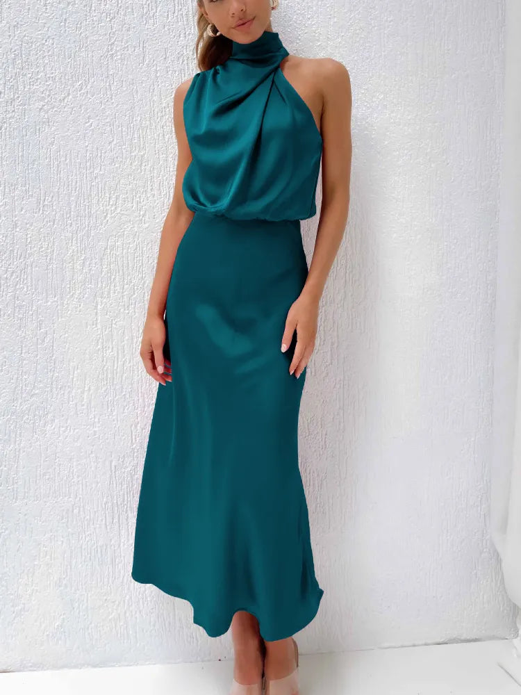 Cindy Women's Satin Evening Dresses, view 6 - Elena Harper