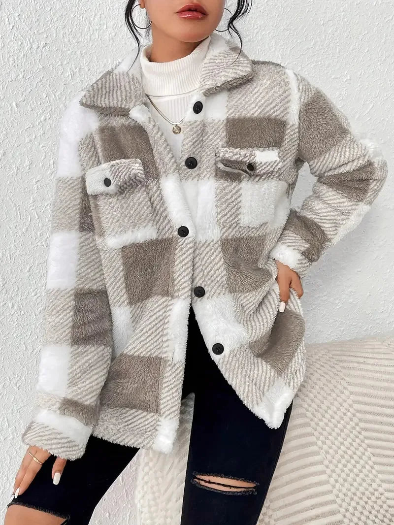 Martin™  |  Stylish Plaid soft luxurious fabrics Jacket