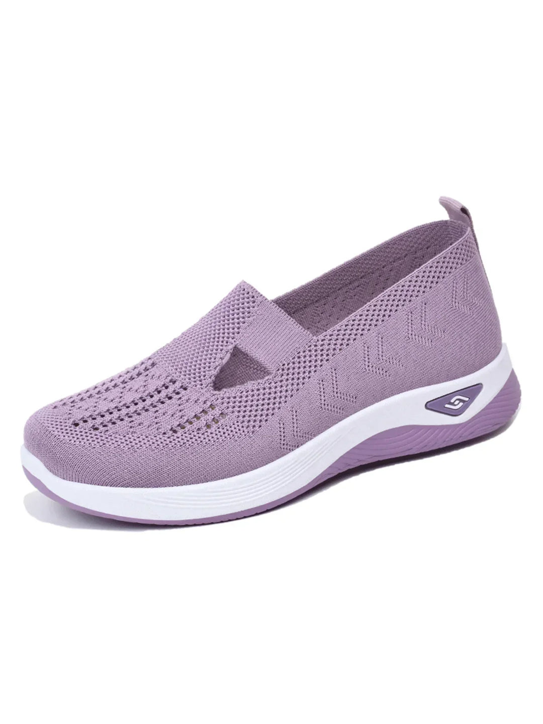 Women’s Breathable Sneakers in Solid Color Design EB
