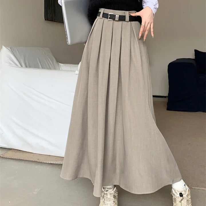 Lavender Flowing Graceful Skirt, view 2 - Elena Harper
