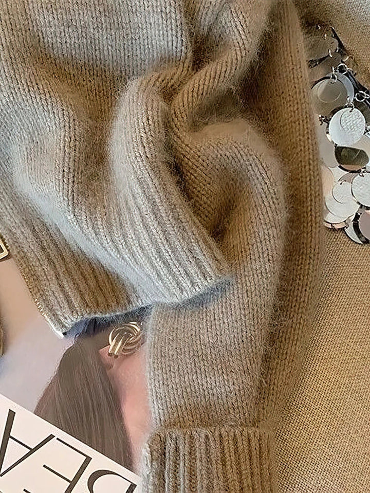 Sebastiana Plush Knit Jacket, view 5 - Elena Harper