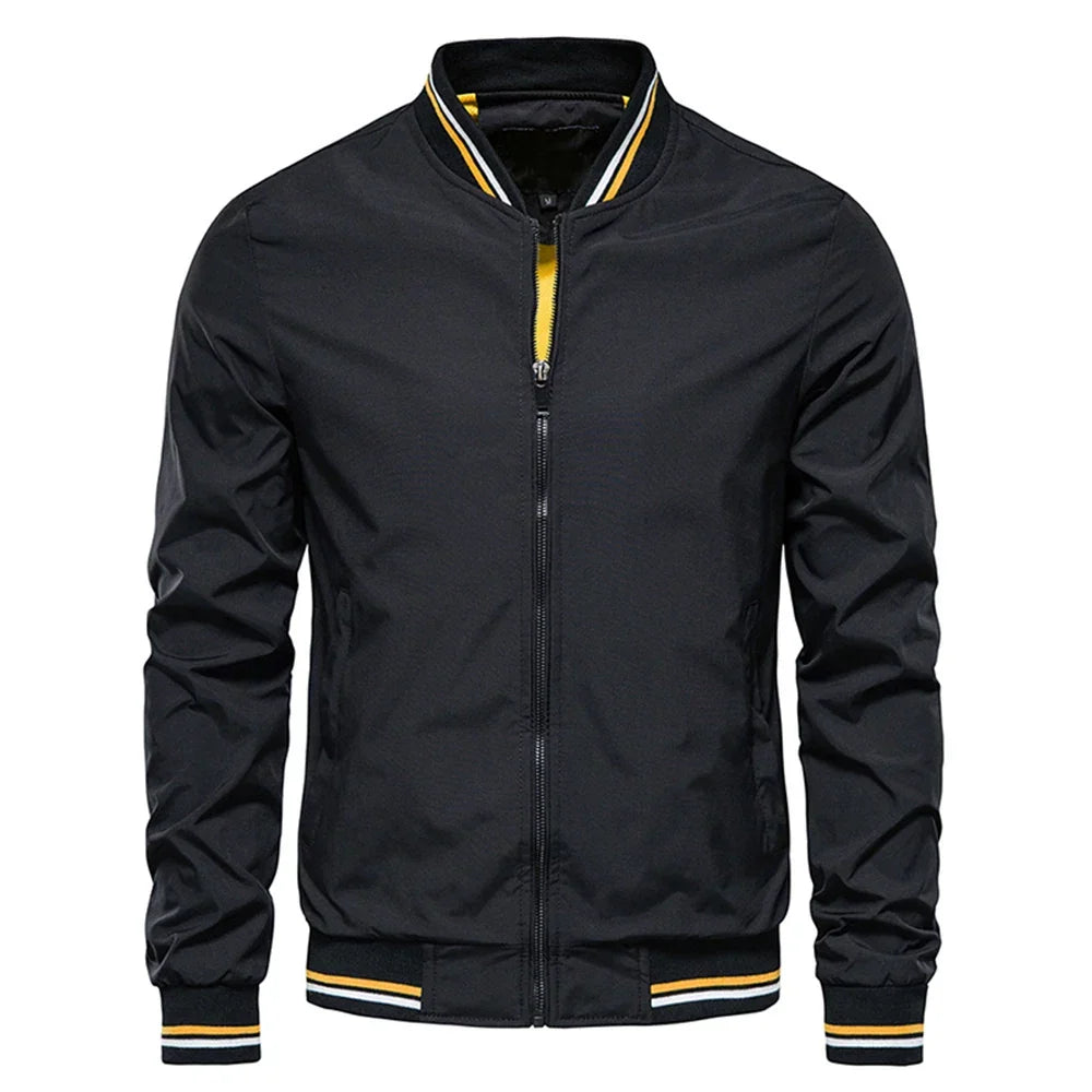 LAURENT MONACO | MEN'S JACKET WITH CONTRASTING ZIPPER