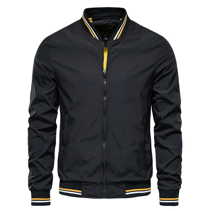 LAURENT MONACO | MEN'S JACKET WITH CONTRASTING ZIPPER