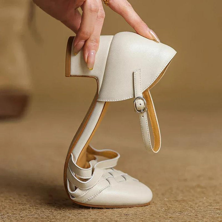 Elara Women’s Elegant Block Heel Shoes - Elena Harper