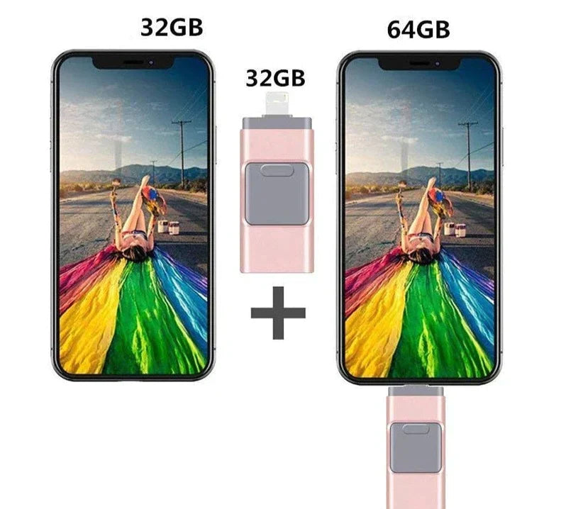 4-in-1 FlashDrive™ - Expand your storage capacity in no time and take your files anywhere