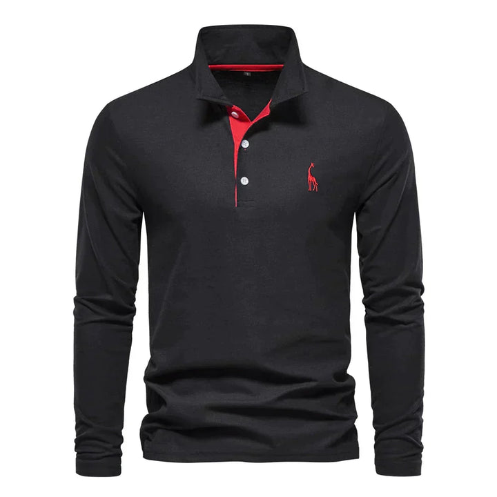 Ronny - Long Sleeve Polo for Men