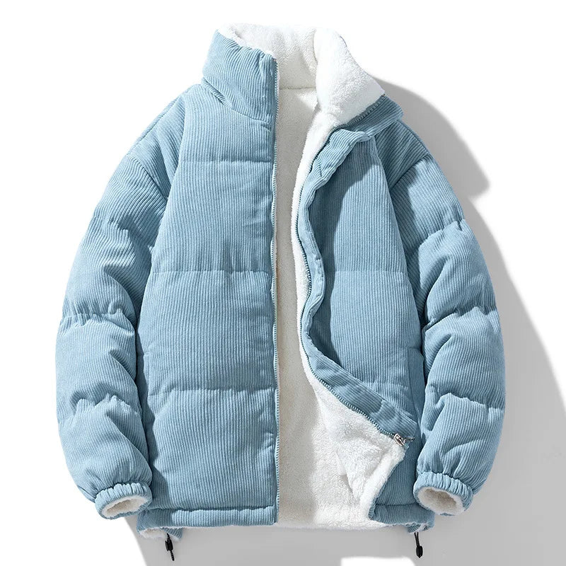 Brendan Cord Jacket with Zipper - Elena Harper