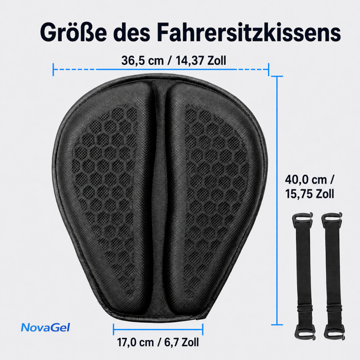 FahrWohl™ Ergonomic Gel Seat Cushion