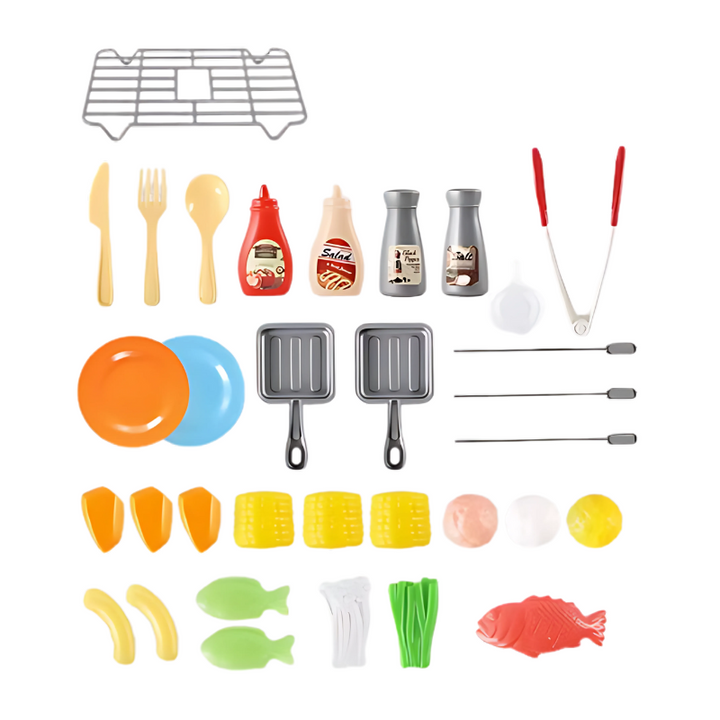 GrillMagic High-Quality Grill Playset with Color-Changing Food, view 4 - Elena Harper
