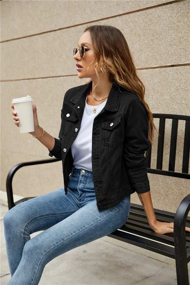 MACKENZIE Denim Jacket, view 10 - Elena Harper