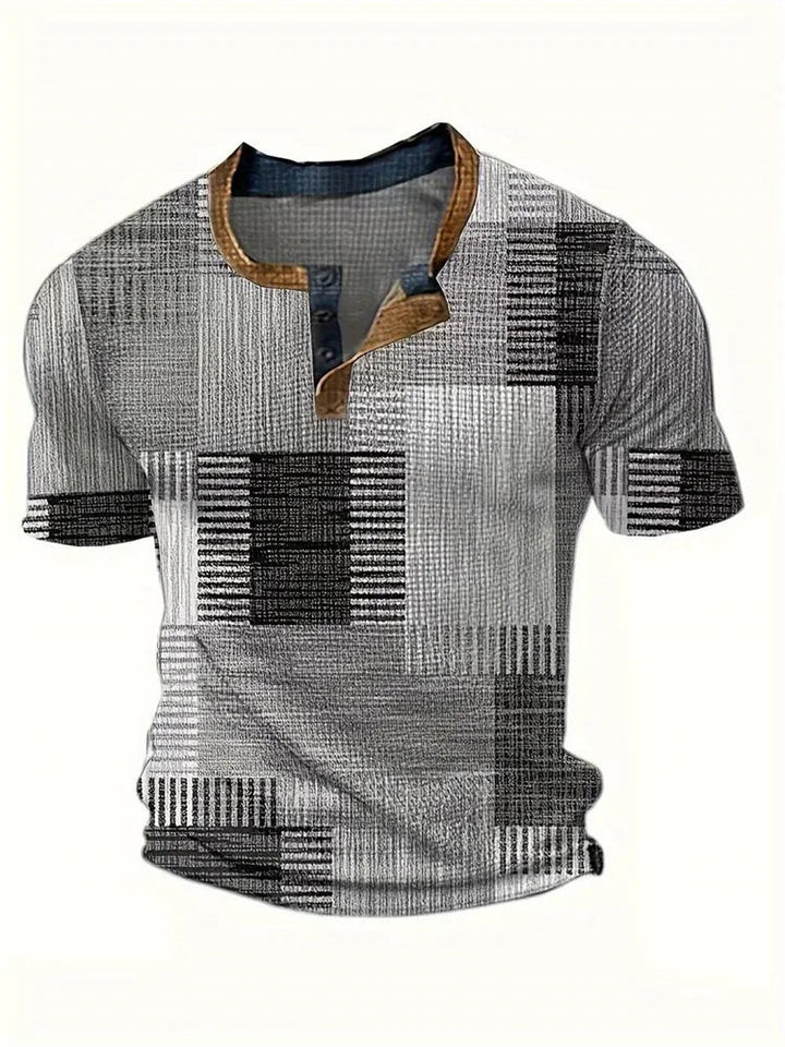 LAURENT MONACO | PATTERNED POCKET T-SHIRT FOR MEN