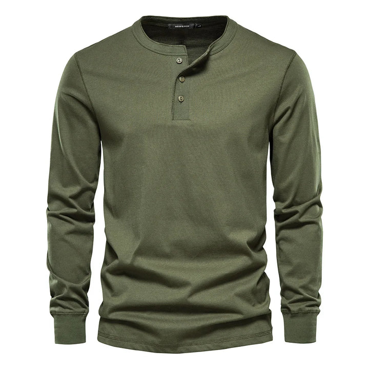 Brandon | Men's Long Sleeve Shirt with Buttons