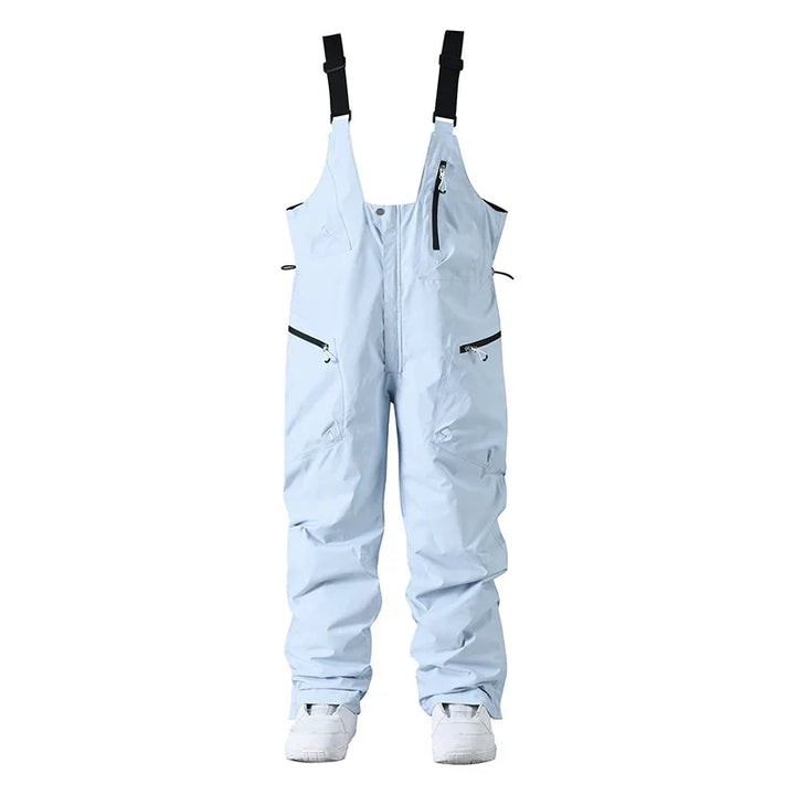 Adjustable Unisex Ski Pants Snow Pants with Suspenders and Zipper Closure, view 5 - Elena Harper