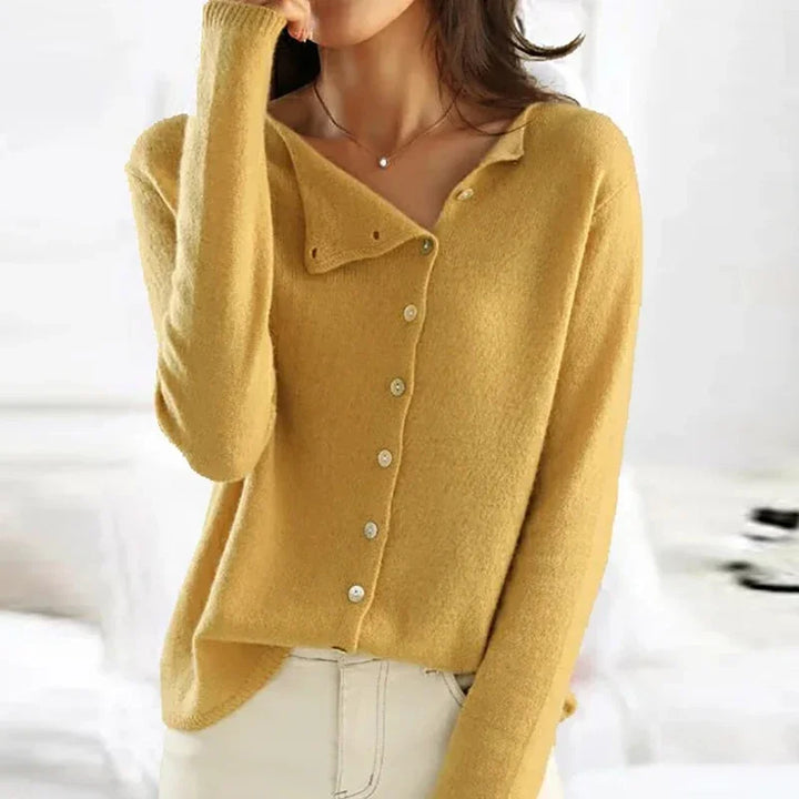 WARM SWEATER WITH TEXTURE FOR WOMEN