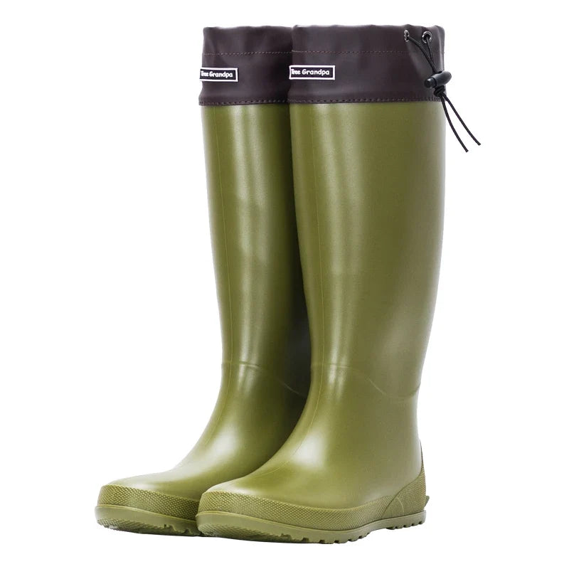 Women's Tall Chunky-Sole Waterproof Camping Boots Sylvane, view 7 - Elena Harper