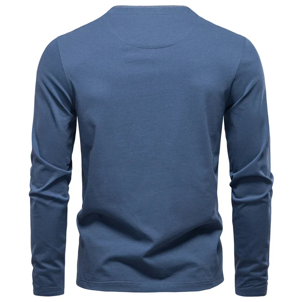 LAURENT MONACO | CLASSIC LONG SLEEVE T-SHIRT FOR MEN