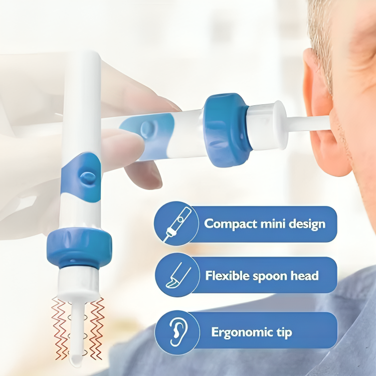 EarVac™ – Electric Earwax Remover, Gentle & Safe Ear Cleaning with Vacuum [50% Off]
