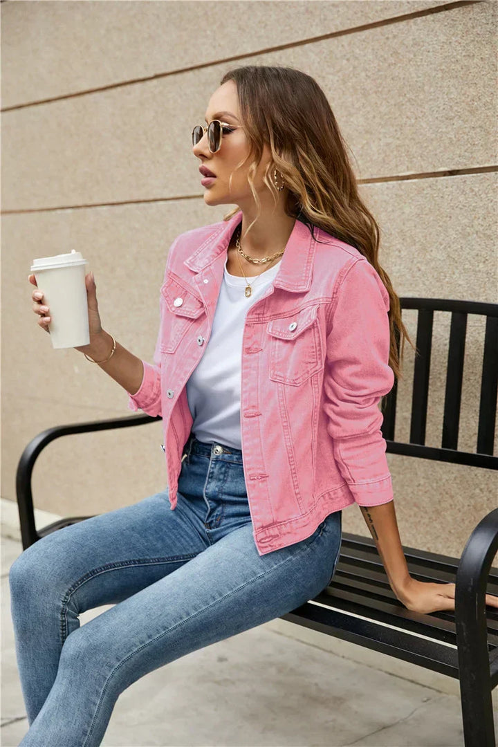 MACKENZIE Denim Jacket, view 9 - Elena Harper