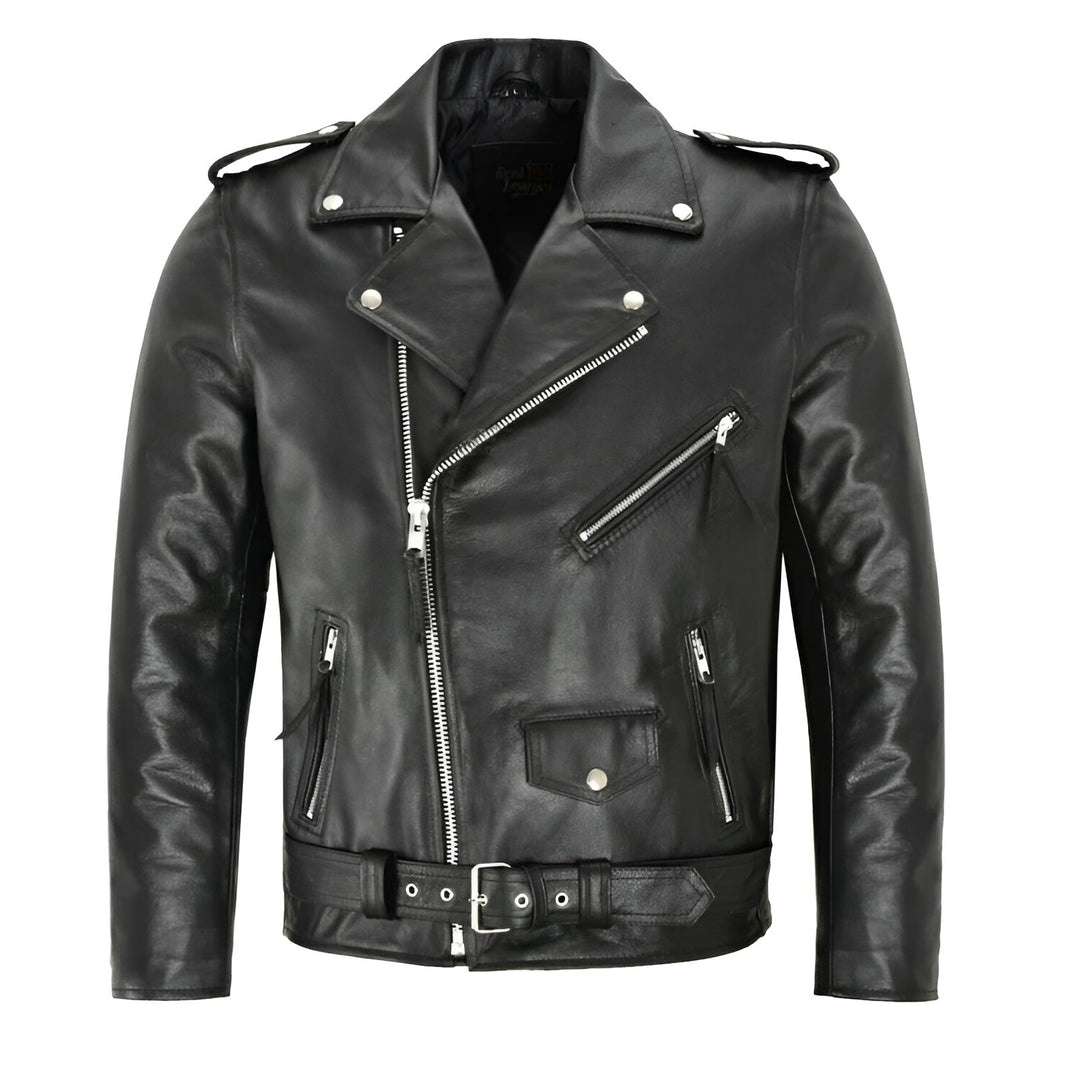 LAURENT MONACO | CLASSIC LEATHER JACKET FOR MEN