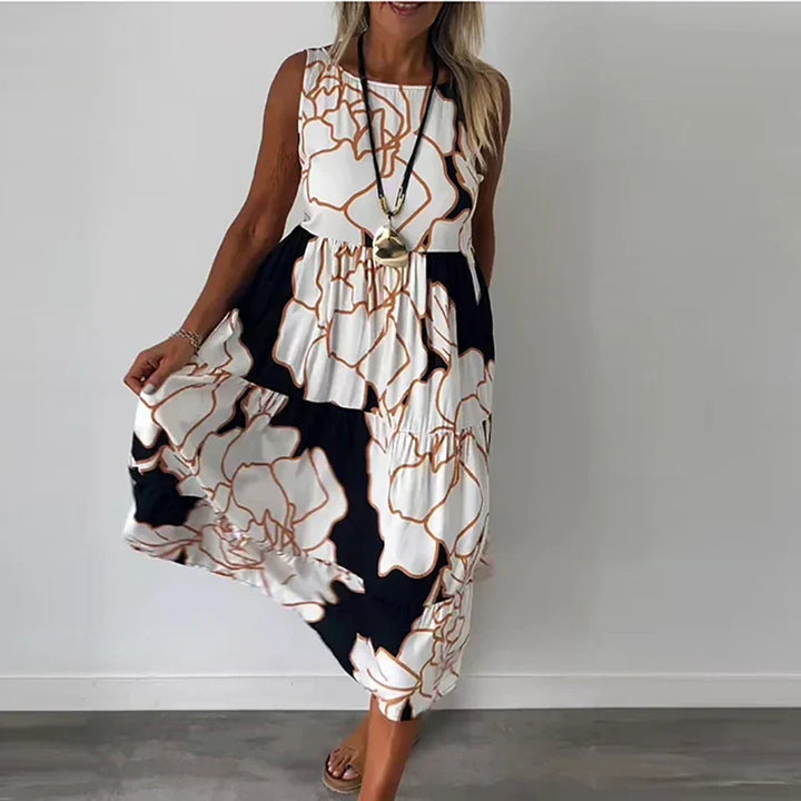 CAITLYN Sleeveless Maxi Dress - Elena Harper