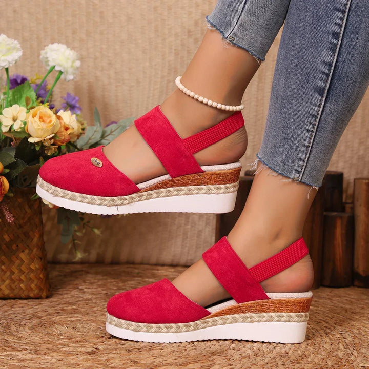Lyra™ | Wedge Gladiator Sandals