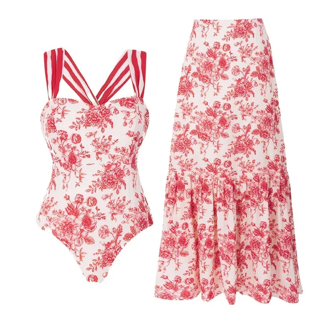 Beautifully Finished Bathing Suit in a Timeless Design, view 4 - Elena Harper